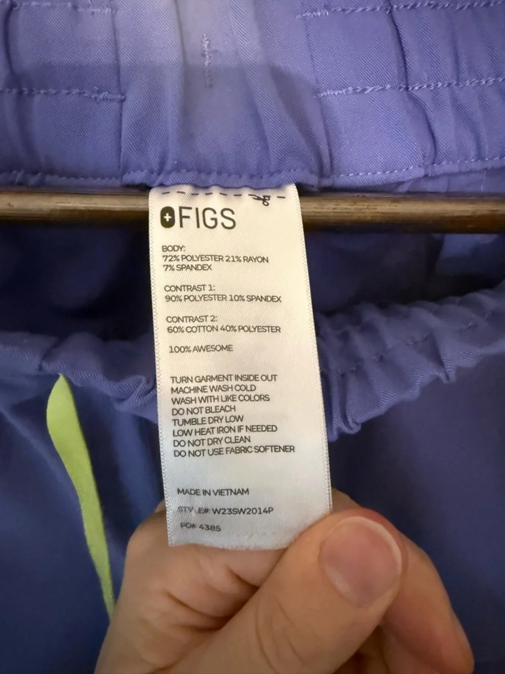 Figs Scrub Set in Blueberry - Picture 12 of 16